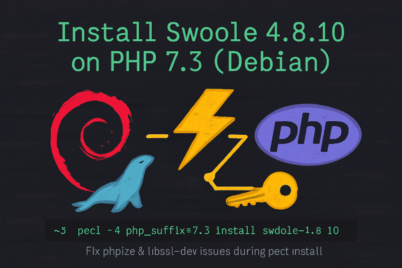 Debian 安装指定版本 swoole