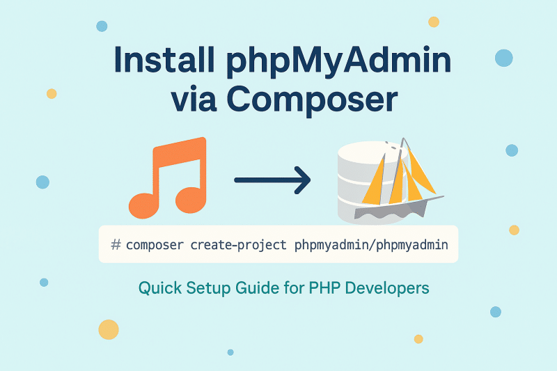 composer 安装 phpmyadmin