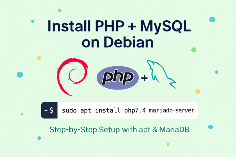 Debian 安装 php+mysql