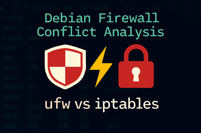 [Debian] ufw 与 iptables 冲突