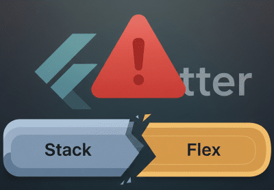[flutter/ios] type ‘StackParentData’ is not a subtype of type ‘FlexParentData’ in type cast
