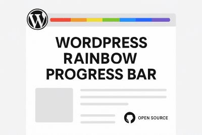 [开源] 为 wordpress 添加顶部彩虹滚动进度条